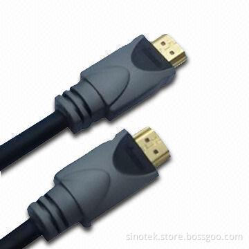 High-speed HDMI® Cables with 28 AWG Conductor and 1,080 Pixels Resolution